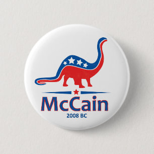 McCainのBrontosaurus 缶バッジ