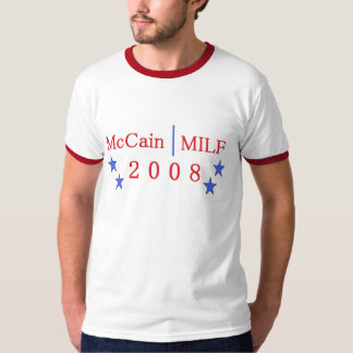 mccainのmilfのTシャツ Tシャツ