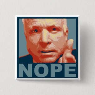 mccainのnope 缶バッジ