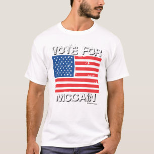McCainのTシャツのための投票 Tシャツ