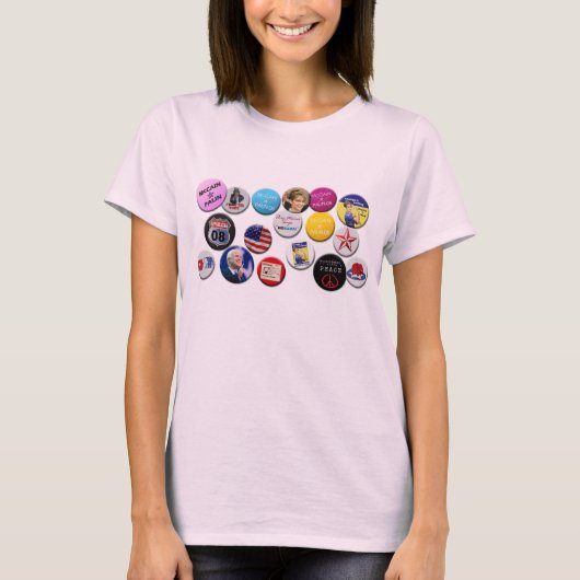 McCainボタンのための共和党の女性 Tシャツ (正面)