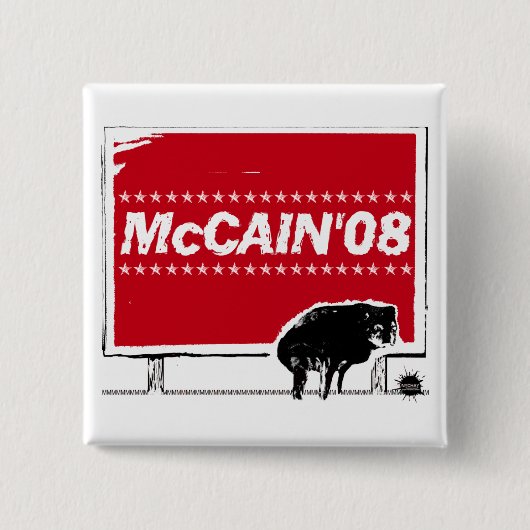 McCain印ボタン 缶バッジ (正面)