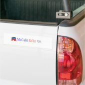 McCain及びPalin 「08 バンパーステッカー (トラック上)
