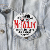 McCain反Palin McFailinボタン 缶バッジ (インサイチュ)