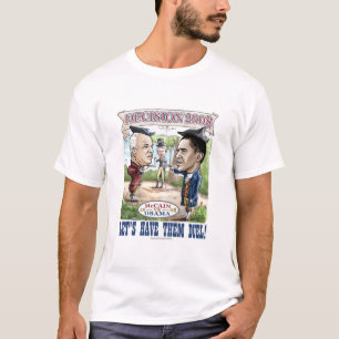 McCain対オバマの決闘 Tシャツ