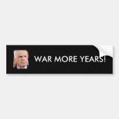 McCain: より多くの年は戦います! バンパーステッカー (正面)
