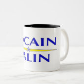 McCain Palinのコーヒー・マグ ツートーンマグカップ (正面右)