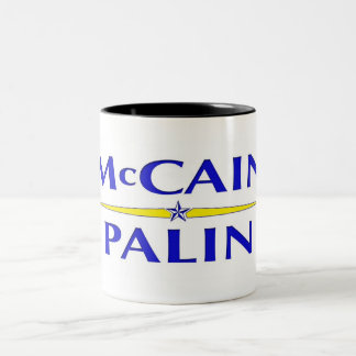 McCain Palinのコーヒー・マグ ツートーンマグカップ