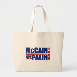 McCain Palinのトートバック ラージトートバッグ