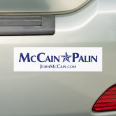 McCain-Palinのバンパーステッカー バンパーステッカー (車上)
