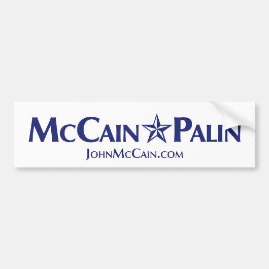 McCain-Palinのバンパーステッカー バンパーステッカー (正面)