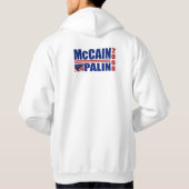 McCain Palinのフード付きスウェットシャツ及びワイシャツ パーカ (裏面)