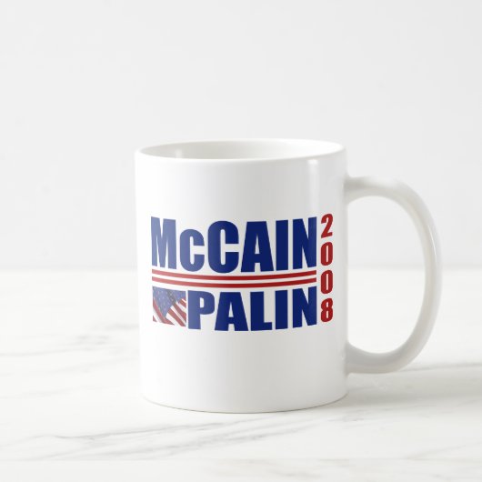 McCain Palinのマグ コーヒーマグカップ (右)