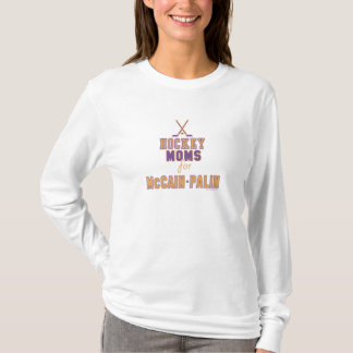 McCain PalinのTシャツのためのホッケーのお母さん Tシャツ
