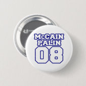McCain Palinジャージー 缶バッジ (正面&裏面)