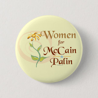 McCain/Palinボタンのための女性 缶バッジ