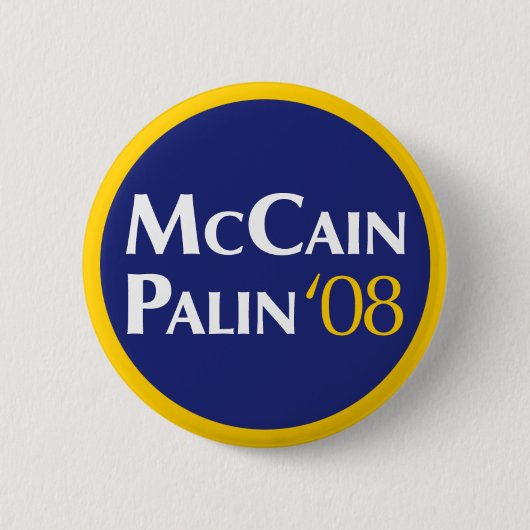 McCain-Palinボタン 缶バッジ (正面)