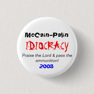 McCain/Palin 缶バッジ