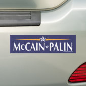 McCain-Palin 08のバンパーステッカー バンパーステッカー (車上)