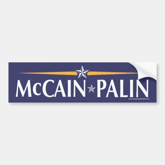 McCain-Palin 08のバンパーステッカー バンパーステッカー (正面)