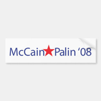 MCCAIN-PALIN 「08 バンパーステッカー