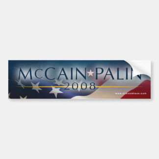 McCain Palin 2008のバンパーステッカー バンパーステッカー