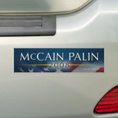 McCain Palin 2008のバンパーステッカー バンパーステッカー (車上)