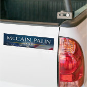 McCain Palin 2008のバンパーステッカー バンパーステッカー (トラック上)