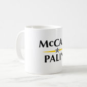 MCCAIN PALIN 2008のマグ コーヒーマグカップ (正面左)