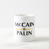 MCCAIN PALIN 2008のマグ コーヒーマグカップ (中央)