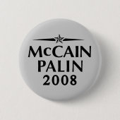 McCain Palin 2008ボタン 缶バッジ (正面)