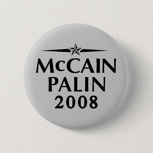 McCain Palin 2008ボタン 缶バッジ (正面)