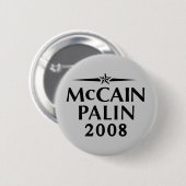 McCain Palin 2008ボタン 缶バッジ (正面&裏面)