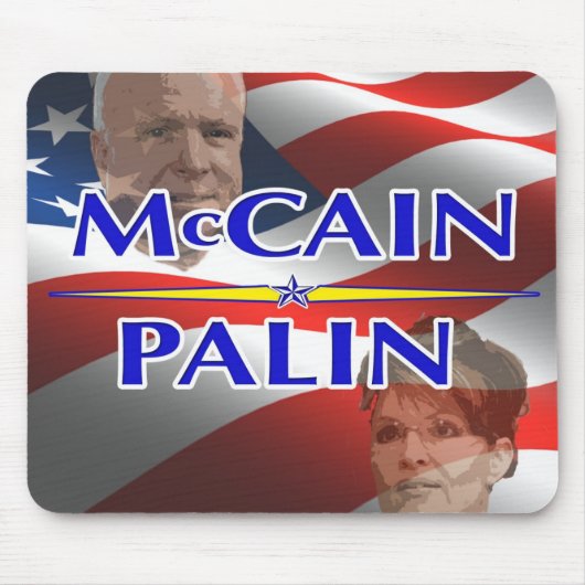 McCain Palin 2008年の大統領選挙のマウスパッド マウスパッド (正面)