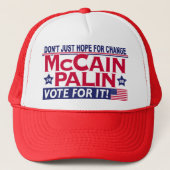 McCain Palin 2008年 キャップ (正面)