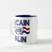 McCain Palin 2008年 ツートーンマグカップ (正面左)