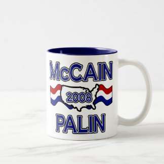 McCain Palin 2008年 ツートーンマグカップ