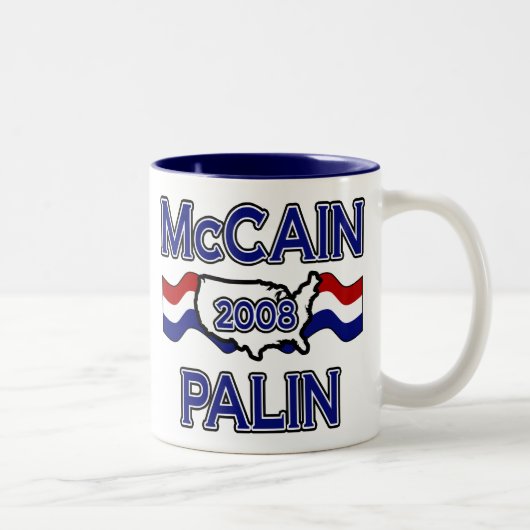 McCain Palin 2008年 ツートーンマグカップ (右)