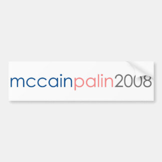 McCain Palin 2008年 バンパーステッカー