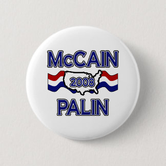 McCain Palin 2008年 缶バッジ
