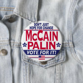 McCain Palin 2008年 缶バッジ (インサイチュ)