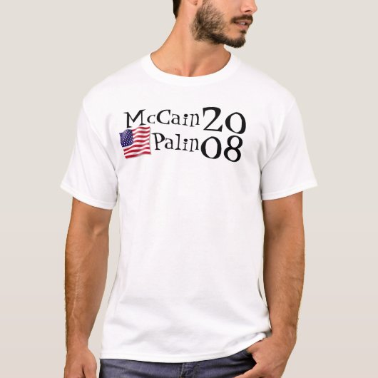 McCain Palin 2008年 Tシャツ (正面)