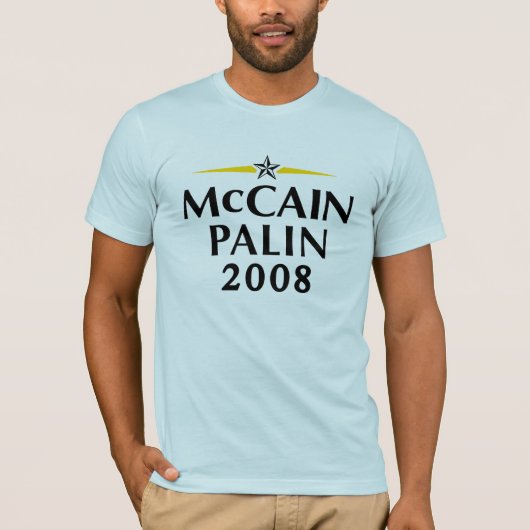 McCain Palin 2008年 Tシャツ (正面)