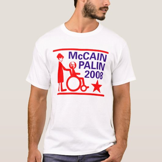 McCain Palin 2008年 Tシャツ (正面)