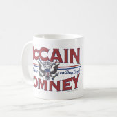 McCain Romney 2008年 コーヒーマグカップ (正面左)