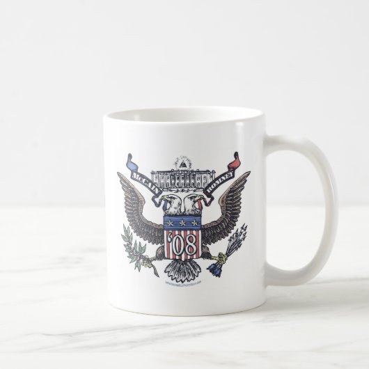 McCain Romney 2008年 コーヒーマグカップ (右)