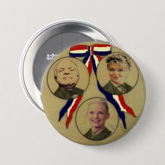 McCain Trigateボタン 缶バッジ (正面&裏面)