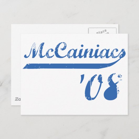 McCainacs '08ポストカード ポストカード (正面/裏面)