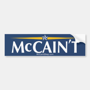 McCain'tのバンパーステッカー バンパーステッカー