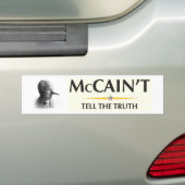 McCain'tは真実を言います バンパーステッカー (車上)